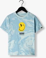 Blauwe VANS T-shirt MARBLE SS BLUE GLOW - medium
