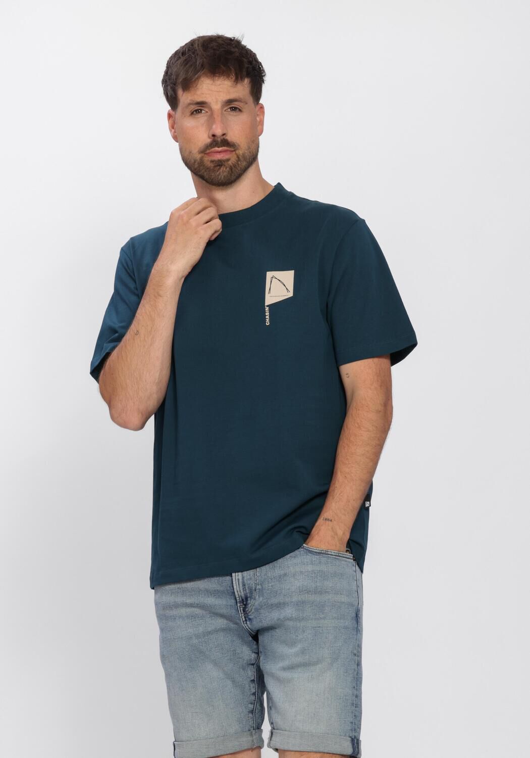 CHASIN T-shirt 52110088_RECO Petrol - large