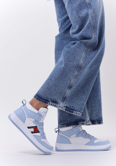 Blauwe TOMMY JEANS Sneakers TOMMY JEANS MID POP BASKET WOMEN - large