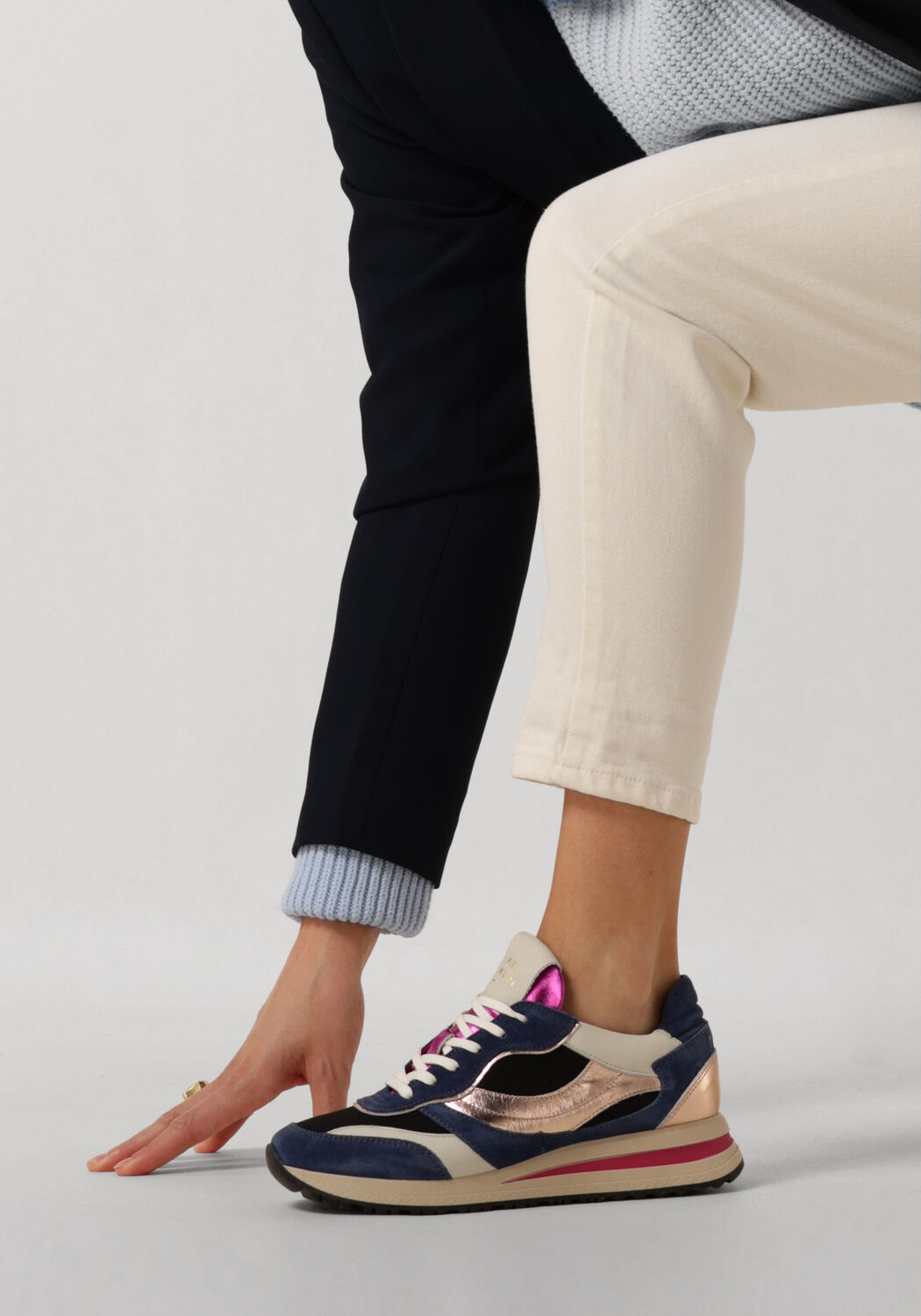 PIEDI NUDI Baskets basses GAVI en bleu - large