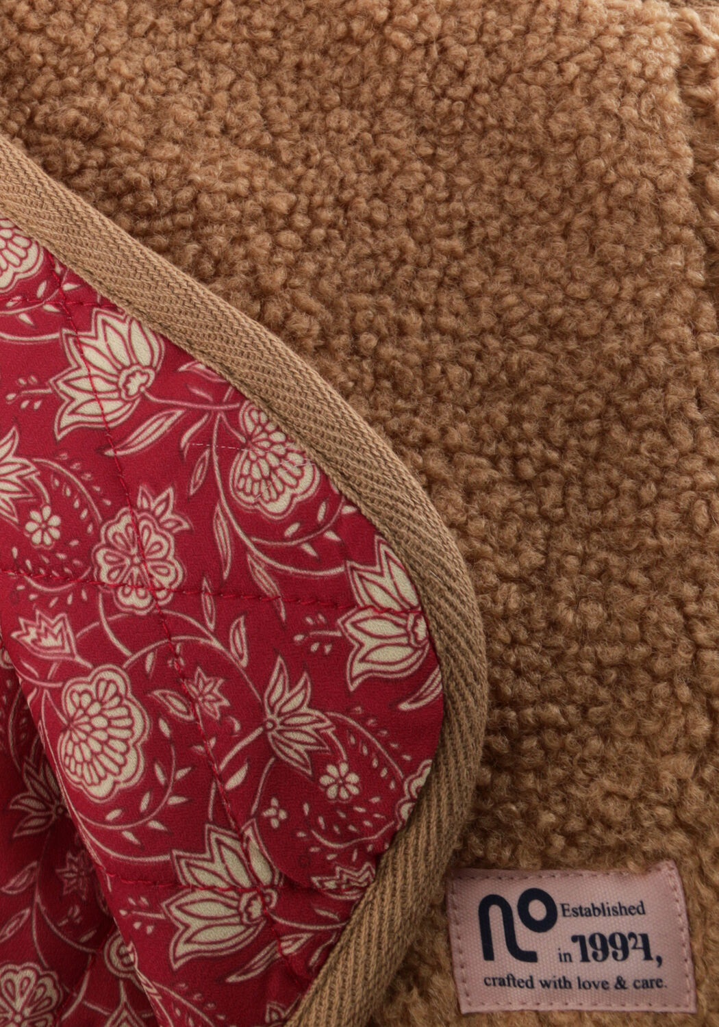 Camel NONO Vest KATYA REVERSIBLE GILET - large