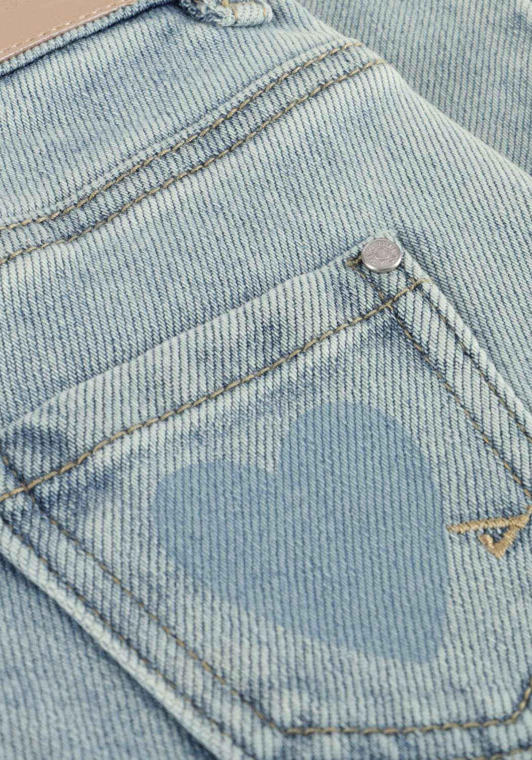 Lichtblauwe DAILY7 Broeken/jumpsuits DENIM WIDE FIT HEART - large