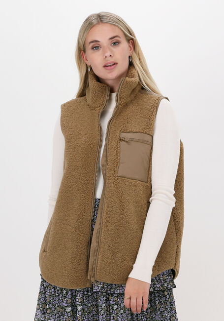 ENVII Veste sans manches ENMADISON VEST 6769 en beige - large