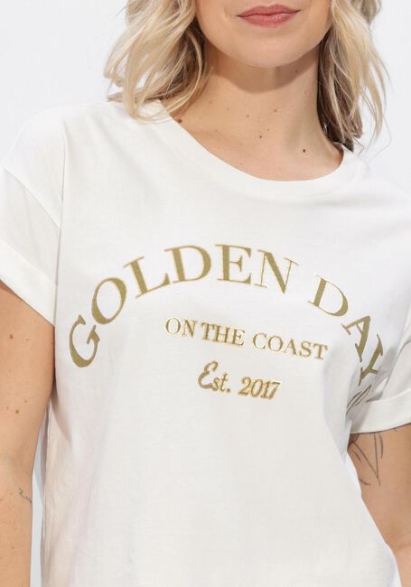 NUKUS T-shirt SANNE SHIRT GOLDEN DAYS Blanc - large
