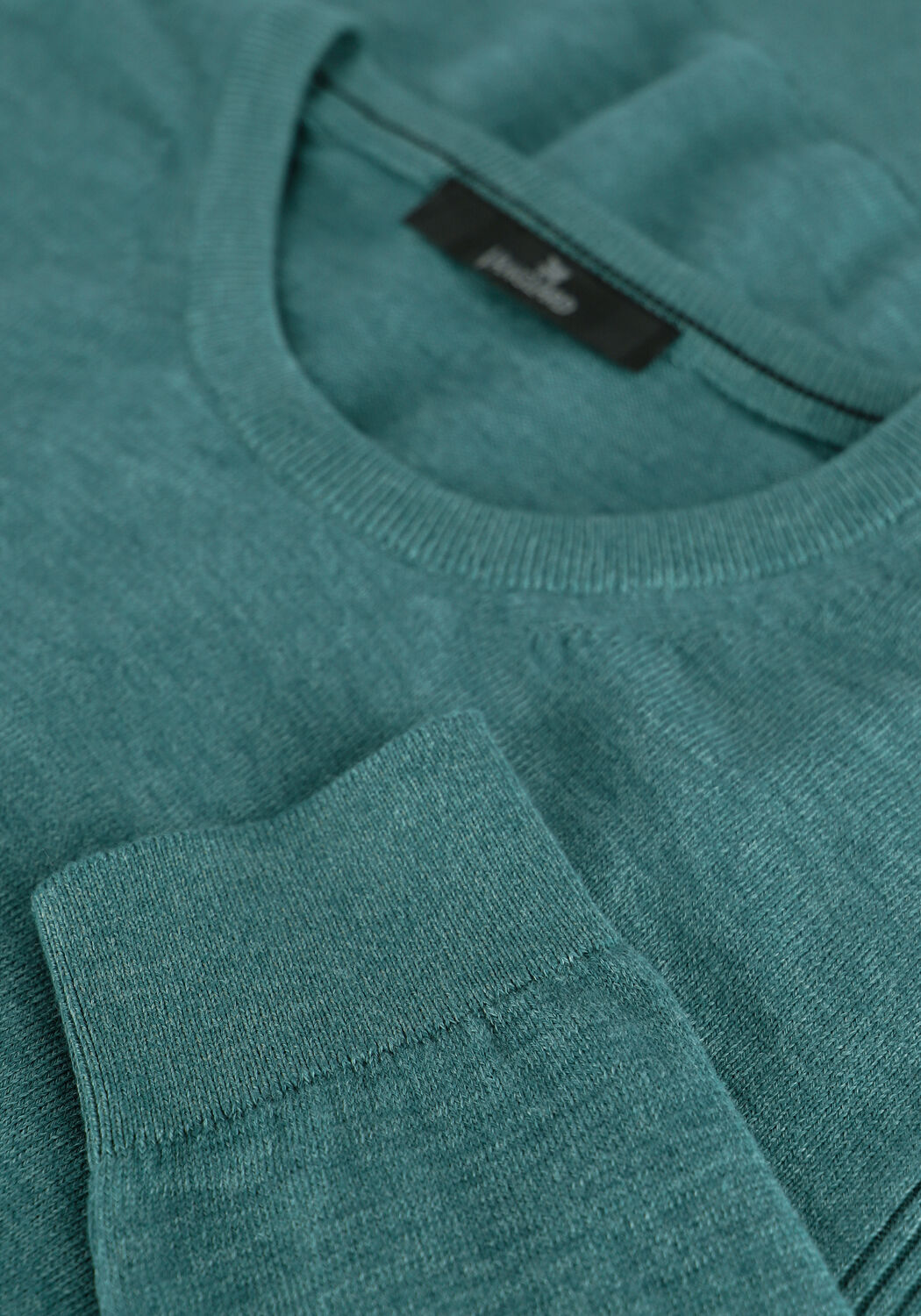 VANGUARD Pull R-NECK COTTON SLUB en vert - large