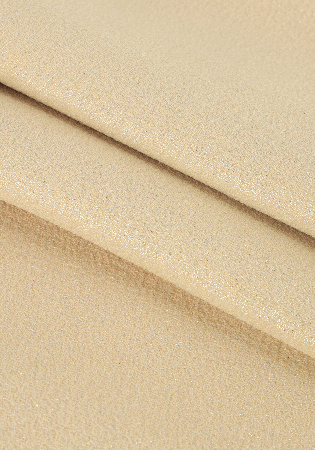 Gouden LIKE FLO Mini jurk METALLIC CREPE DRESS - large