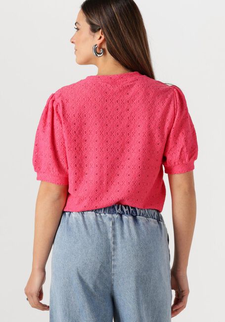 OBJECT T-shirt OBJLAILA S/S RE TOP en rose - large