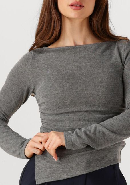 Grijze EDITED Top IMELDA LONGSLEEVE - large
