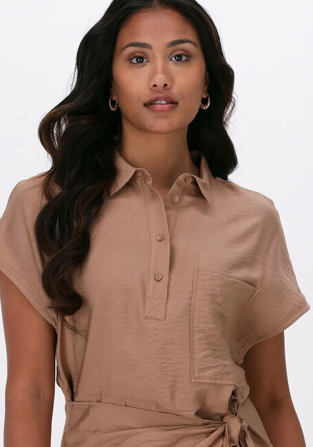 ANOTHER LABEL Mini robe DAPHNE DRESS en camel - large