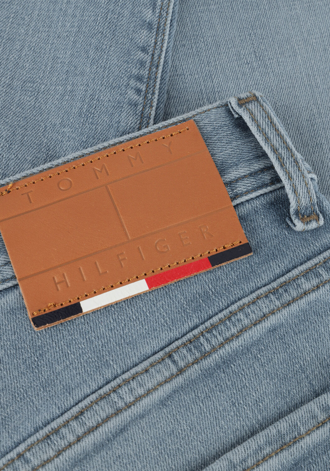 Lichtblauwe TOMMY HILFIGER Slim fit jeans SLIM BLEECKER PSTR BENNET BLUE - large