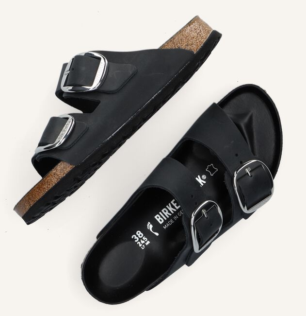 Zwarte BIRKENSTOCK Slippers ARIZONA BIG BUCKLE Zwarte BIRKENSTOCK Slippers ARIZONA BIG BUCKLE - large