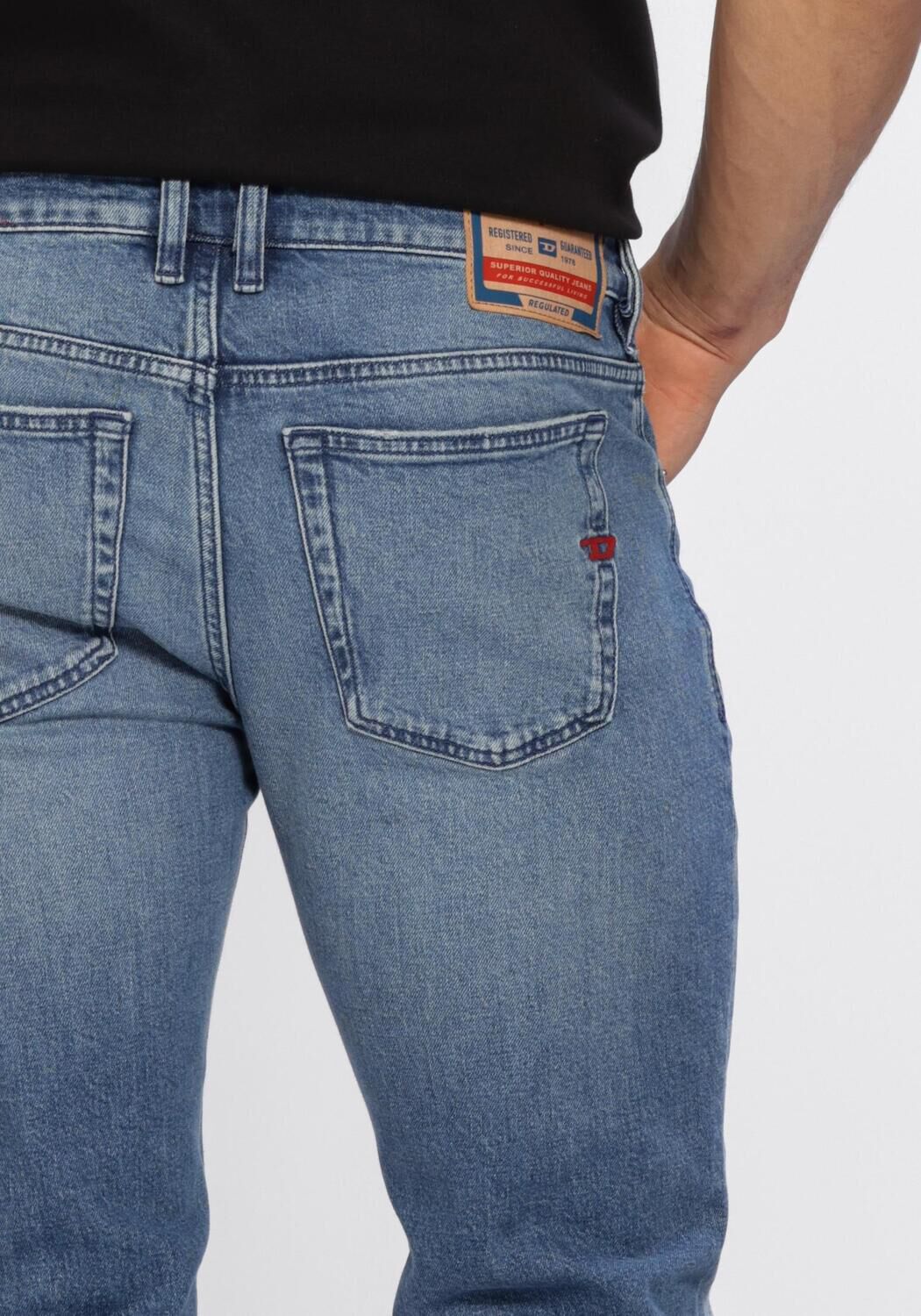 Lichtblauwe DIESEL Skinny jeans 1979 SLEENKER - large