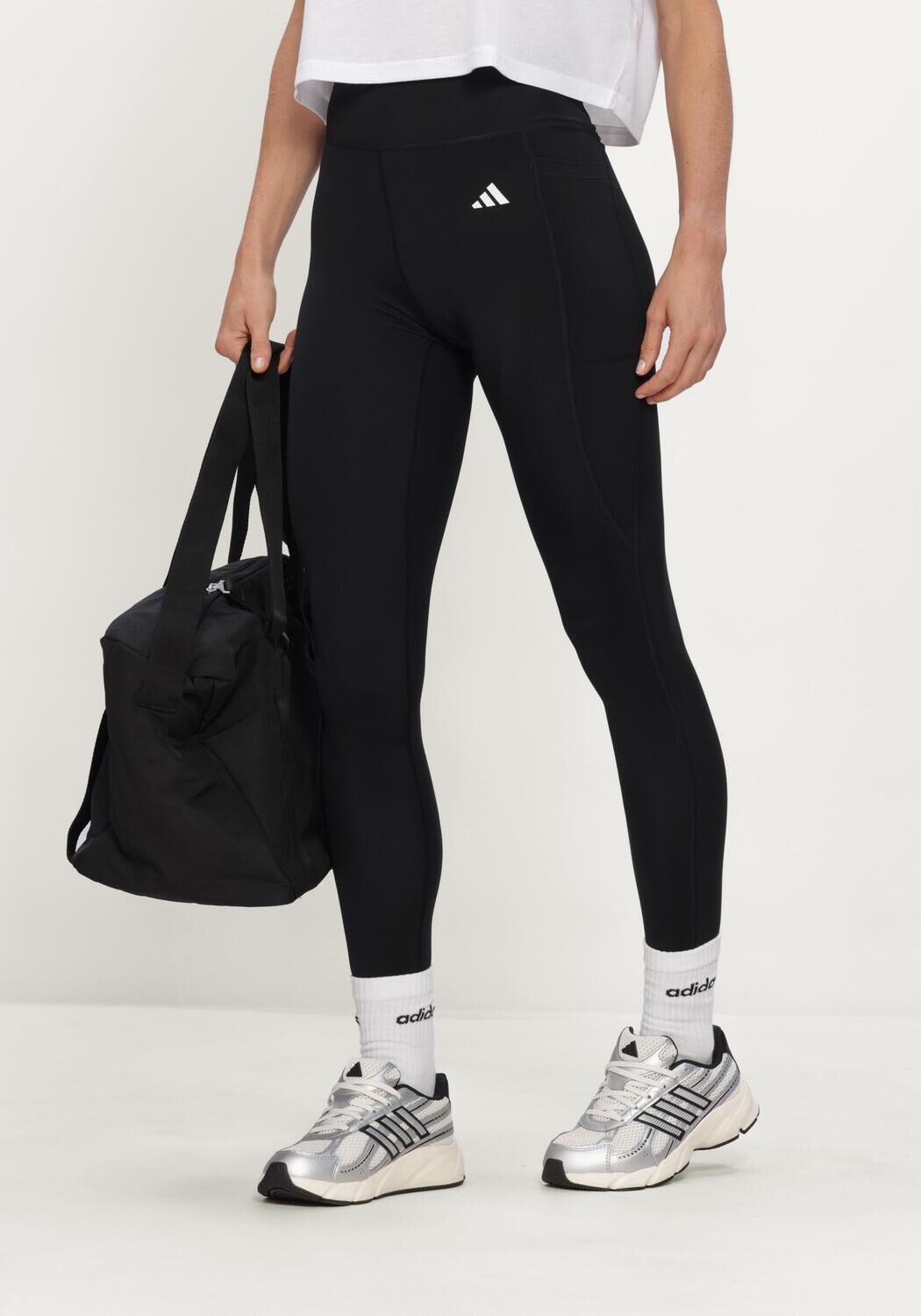 ADIDAS Legging OPT ESS ST 1/1 en noir - large
