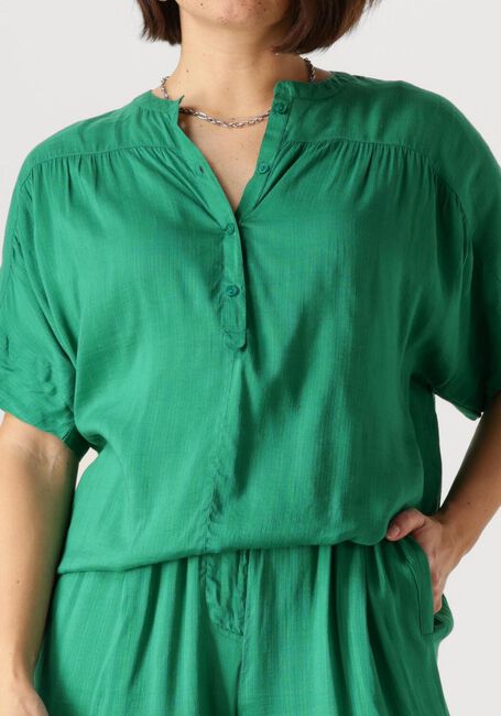 Groene BY-BAR  BO DOBBY BLOUSE - large