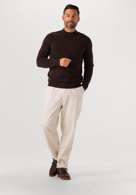 Bruine BUTCHER OF BLUE Trui CLIFDEN MOCK - large