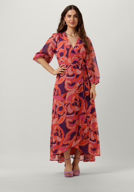 FREEBIRD Robe maxi WV-CRINKLE-AOP-PES-23-1.0 en rose - large