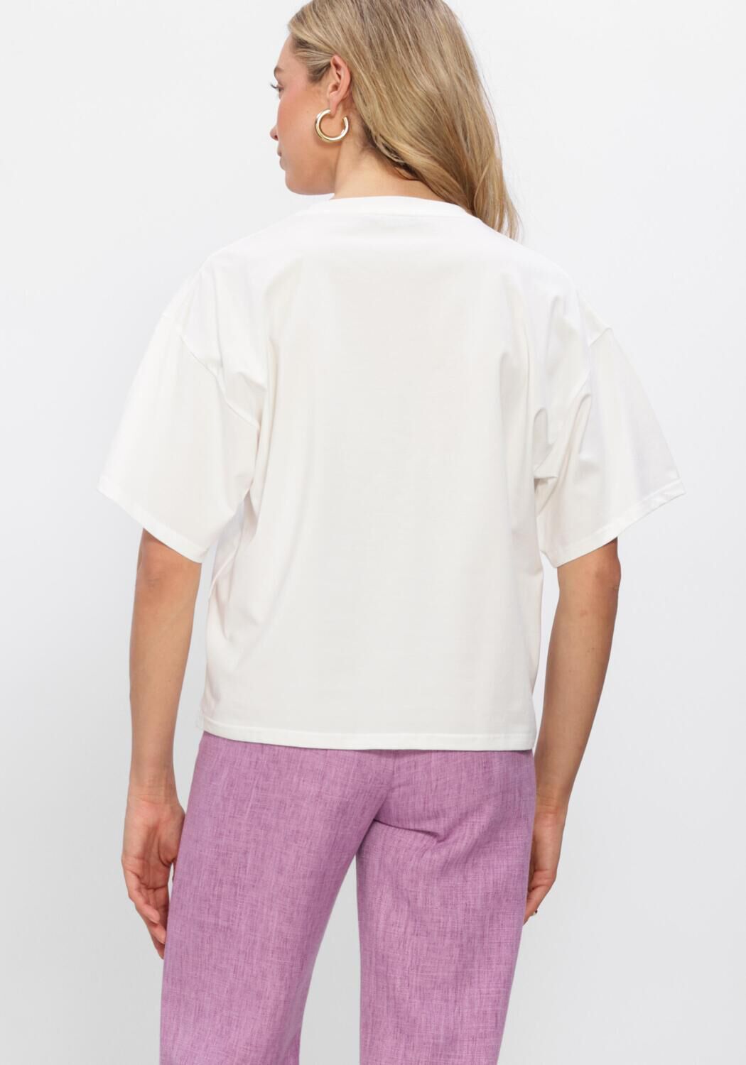 YDENCE T-shirt T-SHIRT JUICY BOTTLE en blanc - large