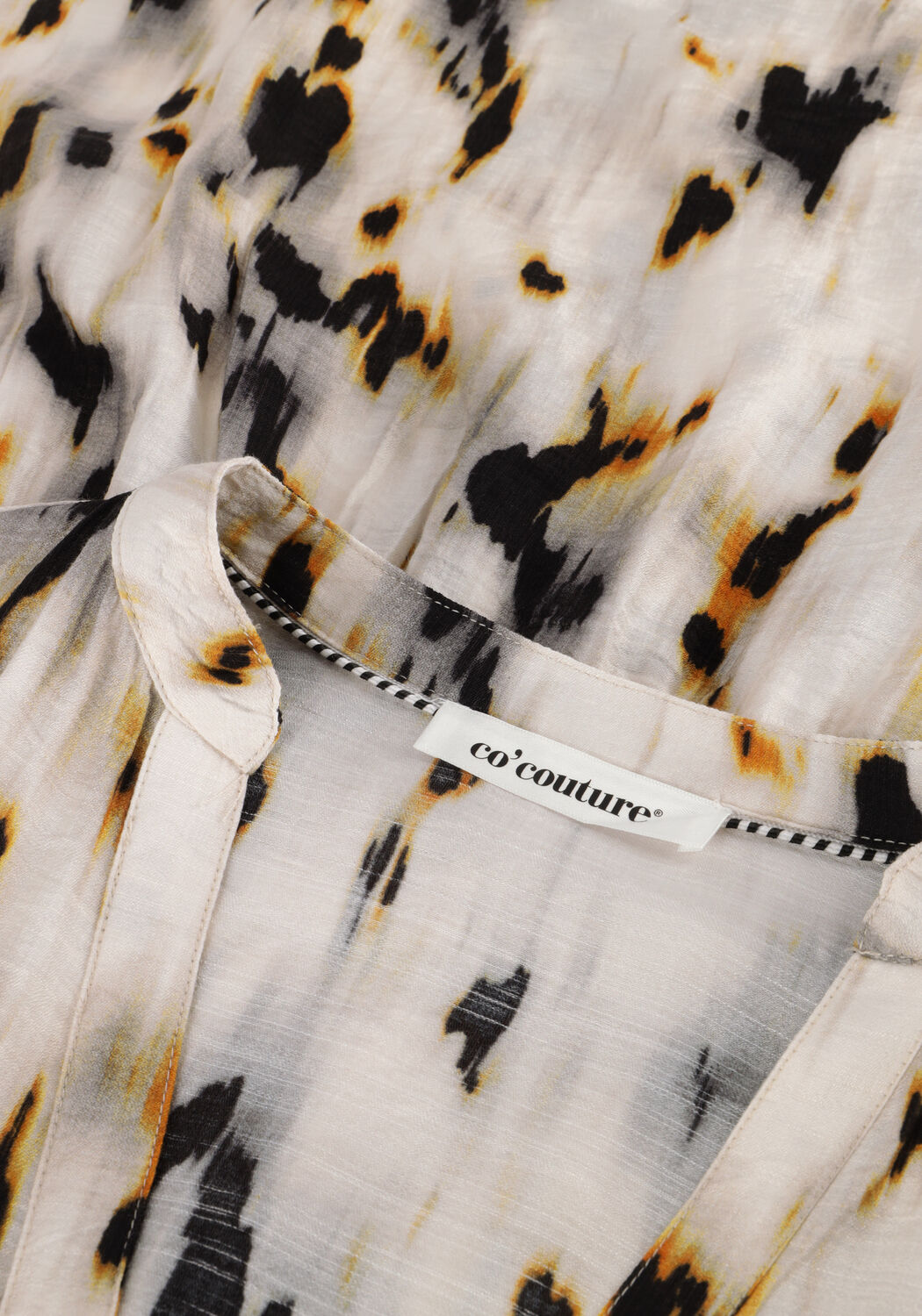 Ecru CO'COUTURE Maxi jurk ELISACC FLOOR DRESS - large