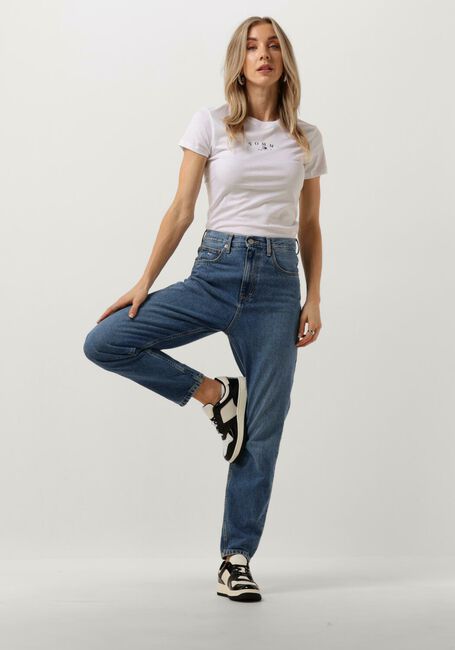 Witte TOMMY JEANS T-shirt TJW SLIM ESSENTIAL LOGO - large