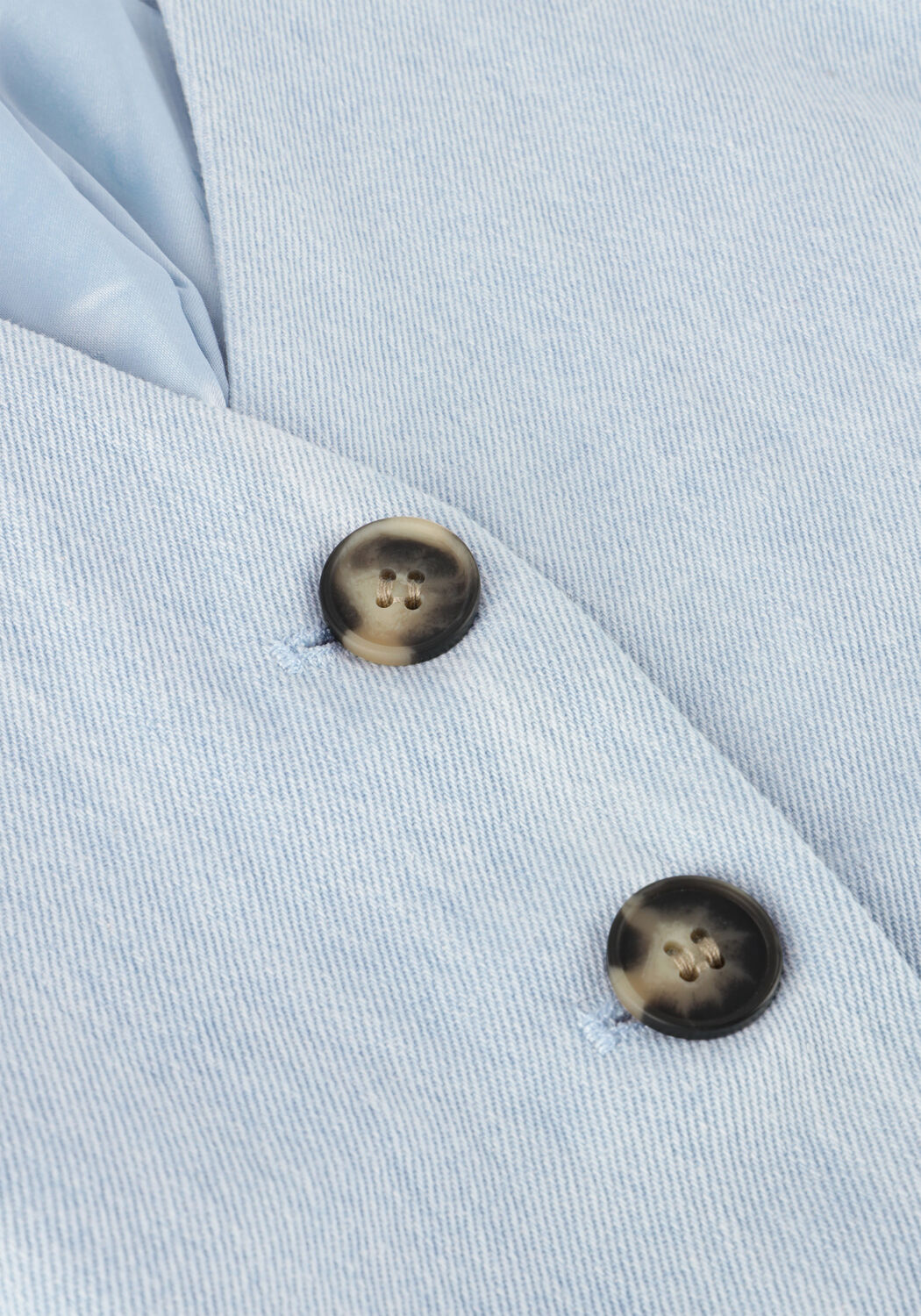 Lichtblauwe MY ESSENTIAL WARDROBE Gilet WINNIEMW 159 VEST - large