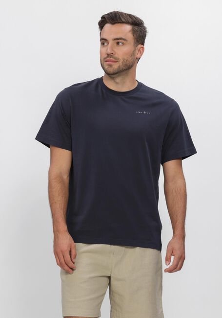 Donkerblauwe FOR&Eacute;T T-shirt SLOW DOWN T-SHIRT - large