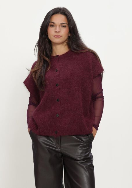 GRACE & MILA Spencer CARDIGAN Bordeaux - large