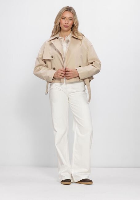 Beige TOMMY JEANS  TJW RLX LINEN SHIRT - large