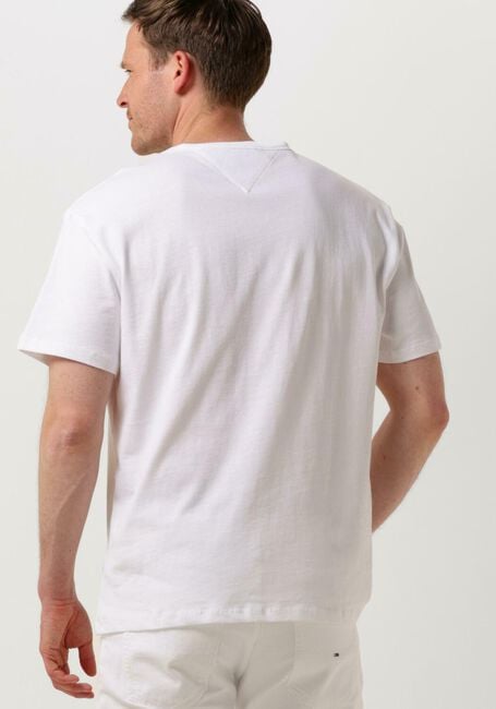 TOMMY JEANS T-shirt TJM REG BADGE TEE EXT en blanc - large