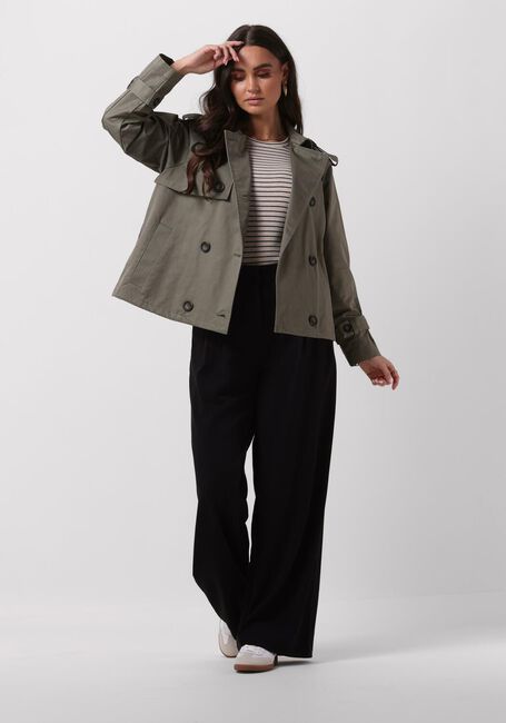 Olijf MY ESSENTIAL WARDROBE Jassen MIRAMW SHORT TRENCHCOAT - large