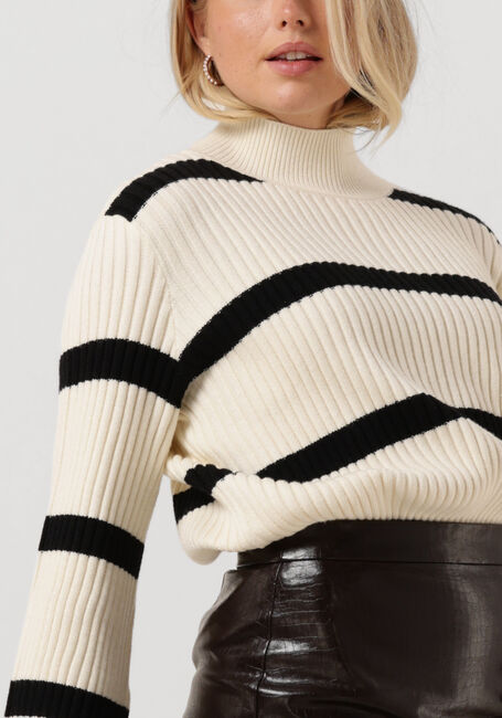 Y.A.S. Col roulé YASASTA LS KNIT PULLOVER en beige - large