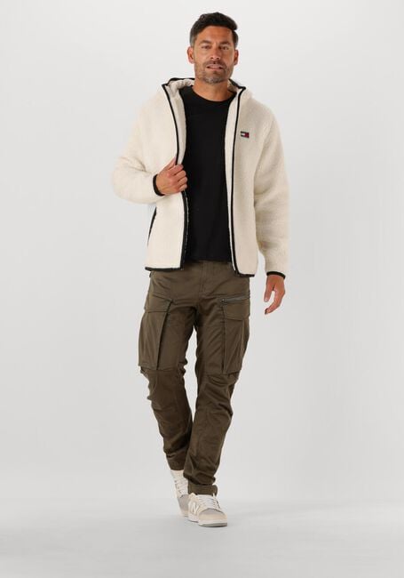 Beige TOMMY JEANS Vest TJM REG BADGE TEDDY - large