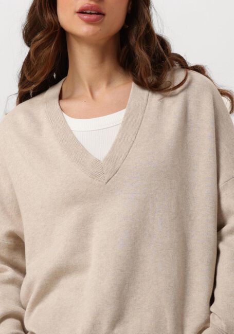 INWEAR Pull FOSTERIW V-NECK en taupe - large