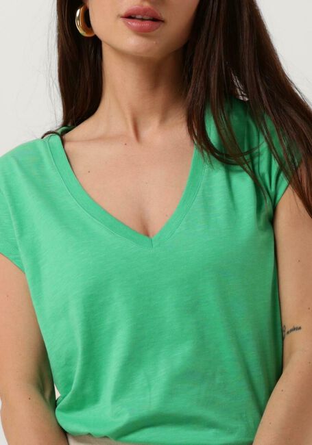 CC HEART T-shirt BASIC V-NECK T-SHIRT en vert - large