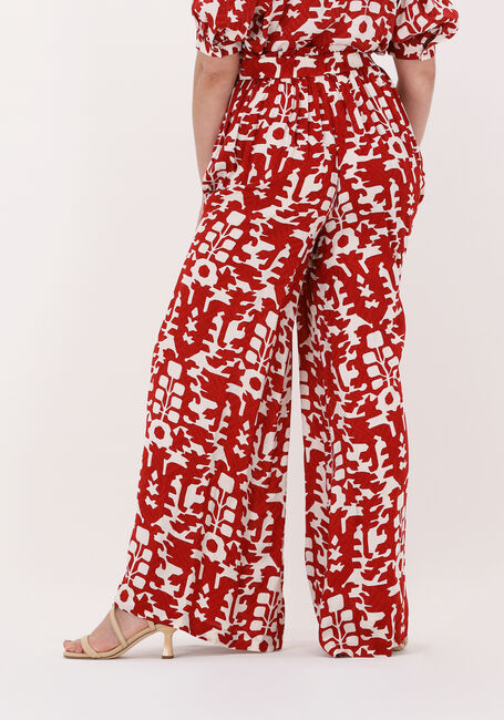 IDANO Pantalon large JULES en rouge - large