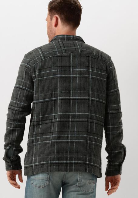 CAST IRON Surchemise LONG SLEEVE SHIRT YD CHECK REGULAR FIT en vert - large