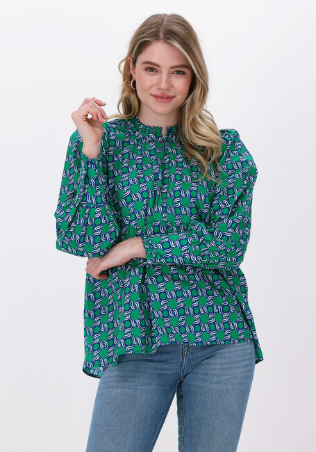 Groene DEA KUDIBAL  BEATRICE NS (CO) - TUNIC WITH VOLUME SLEEVES - large