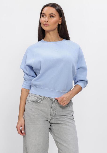 SUMMUM Pull JERSEY FADE-OUT SWEAT en bleu - large
