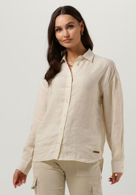 MOSCOW 115–05-BUTTONS Blouses en beige - large
