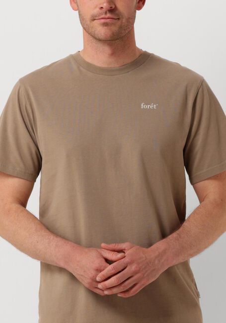 FORÉT T-shirt STILL T-SHIRT en taupe - large