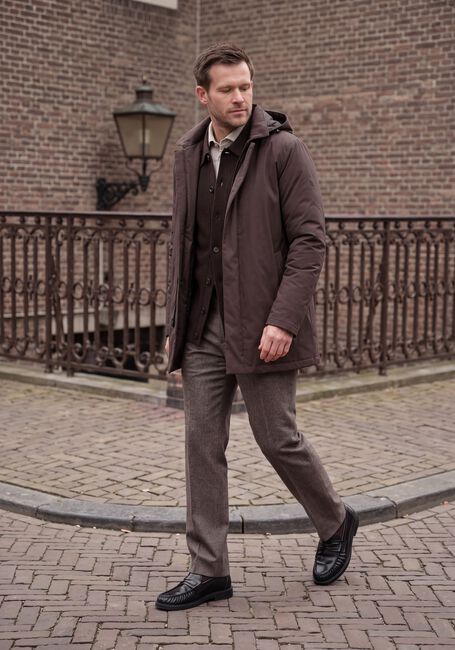 Bruine PROFUOMO Jassen OUTERW RAINCOAT MAGN - large