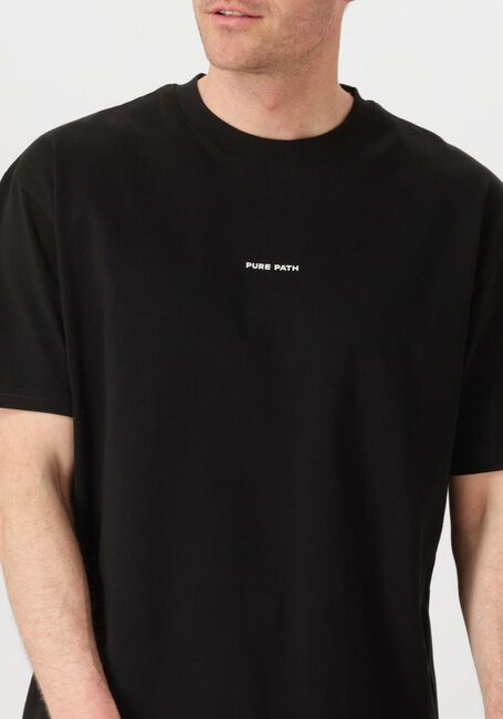 Zwarte PURE PATH T-shirt LOOSE FIT CREWNECK SS T-SHIRTS - large