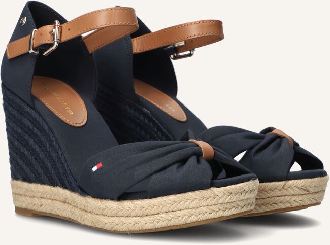 Blauwe TOMMY HILFIGER Espadrilles BASIC OPEN TOE HIGH WEDGE Blauwe TOMMY HILFIGER Espadrilles BASIC OPEN TOE HIGH WEDGE - large