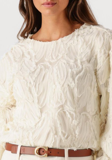 CO'COUTURE SHANIA FLUFFY BLOUSE Blouses Crème - large