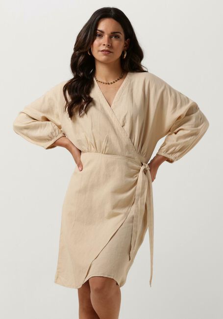 MSCH COPENHAGEN Mini robe MSCHMIRILLA 3/4 WRAP DRESS en beige - large