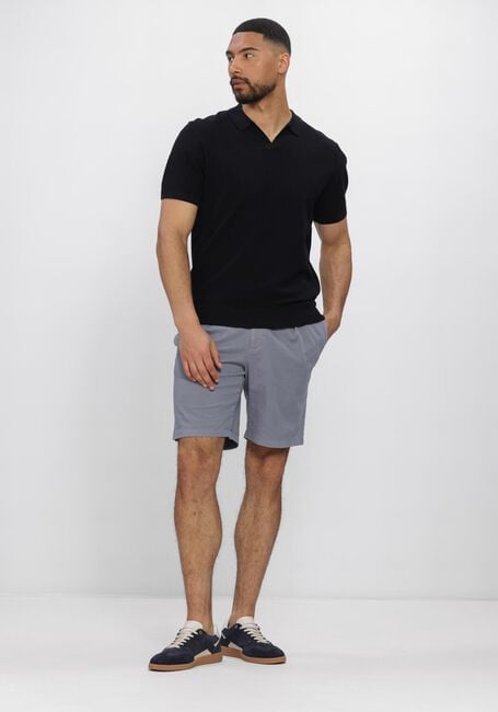 Donkerblauwe PROFUOMO Polo POLO OPEN COLLAR LUXURY BASIC - large