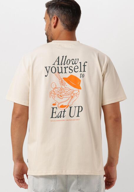 WOODBIRD T-shirt WBBAINE EAT TEE Blanc - large