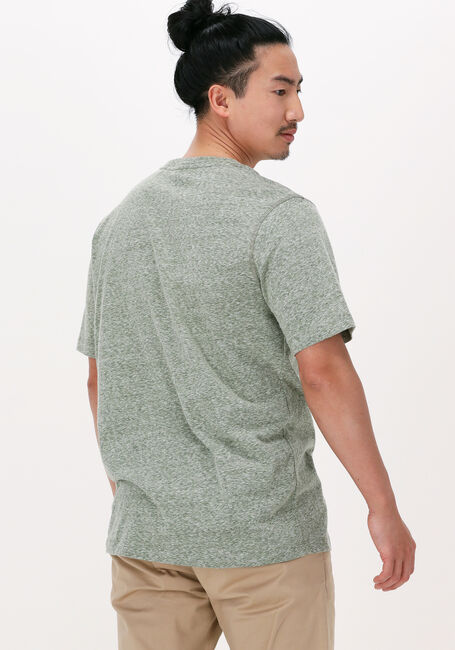 SCOTCH & SODA T-shirt MELANGE CREWNECK JERSEY T-SHIRT en vert - large