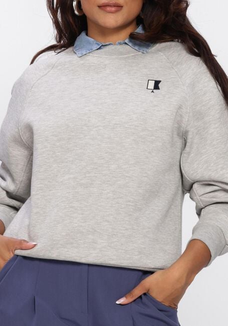 ANOTHER LABEL Chandail ALNIYA SAILOR SWEAT L/S en gris - large