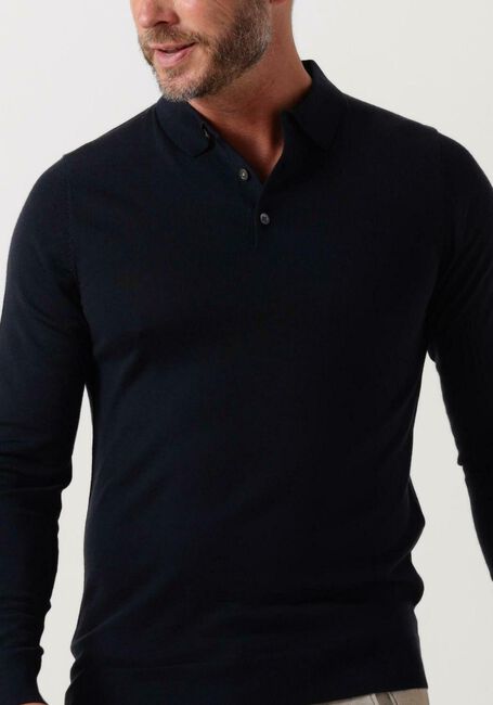 PROFUOMO Polo POLO LONGSLEEVE Bleu foncé - large