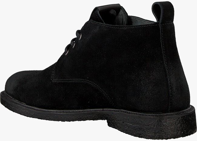 BLACKSTONE Chaussures à lacets QM82 en noir - large